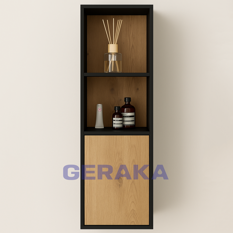 Колона за баня с две ниши и врата 